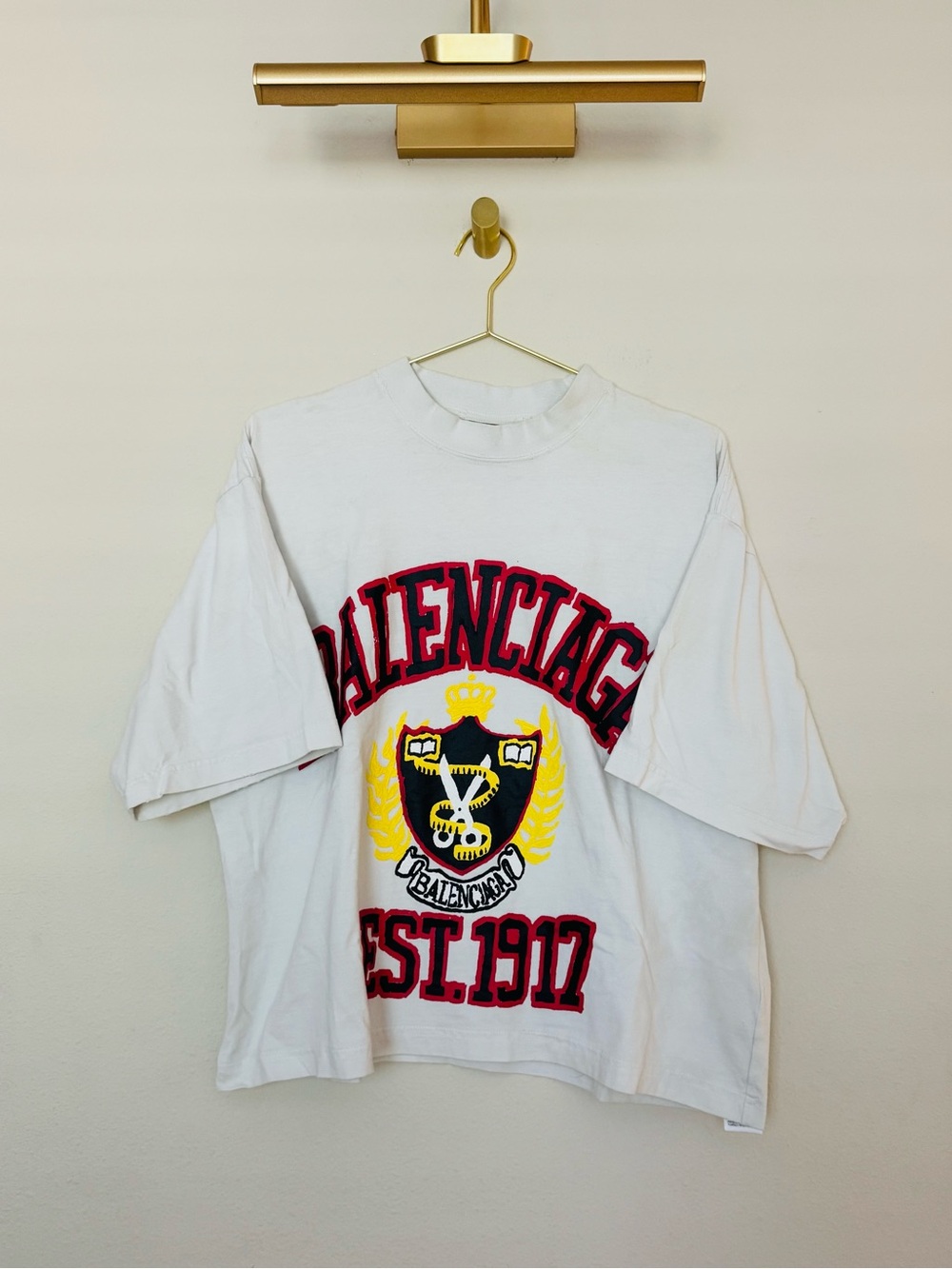 Balenciaga Cropped Shirt Unisex Tee